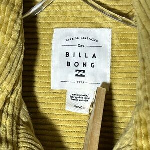 Billabong Mustard Corduroy Shirt Jacket